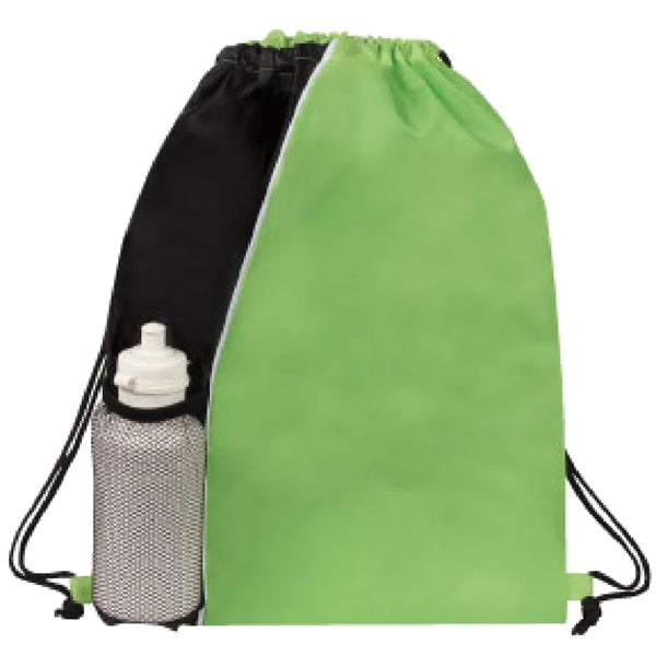 Colorblock Drawstring Backpack