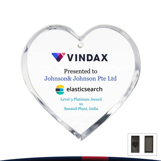 Prexcy Heart-Shaped Plaque