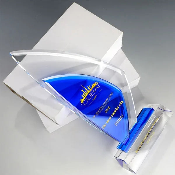 Blue Crystal Sailboat Award