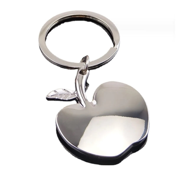 Apple Shape Metal Keychain