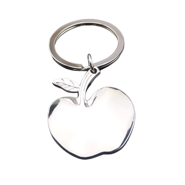 Apple Shape Metal Keychain