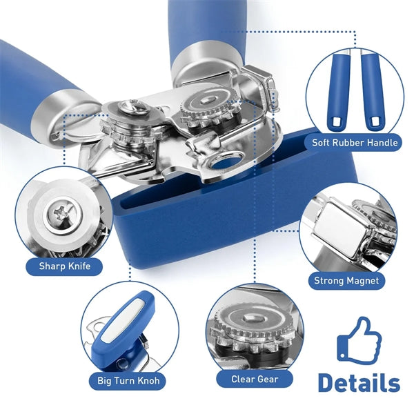 Stainless Steel Handheld Strong Heavy Duty Can Opener