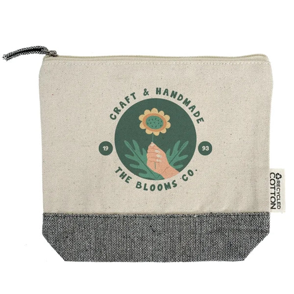 Baltimore Recycled Cotton Two Tone Everyday Pouch