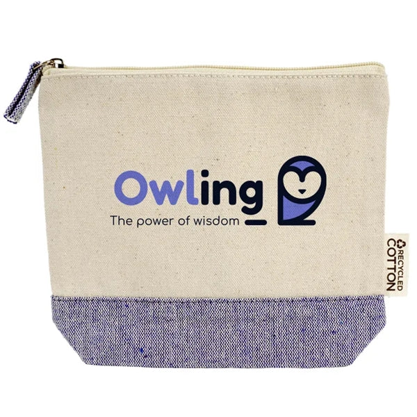 Baltimore Recycled Cotton Two Tone Everyday Pouch