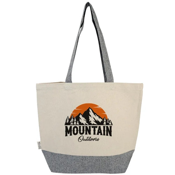 Washington Recycled 10oz Cotton Two Tone Tote Bag