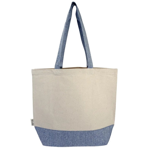 Washington Recycled 10oz Cotton Two Tone Tote Bag