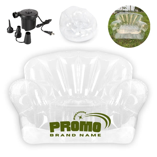 Transparent Clear Inflatable Chair Sofa Seat