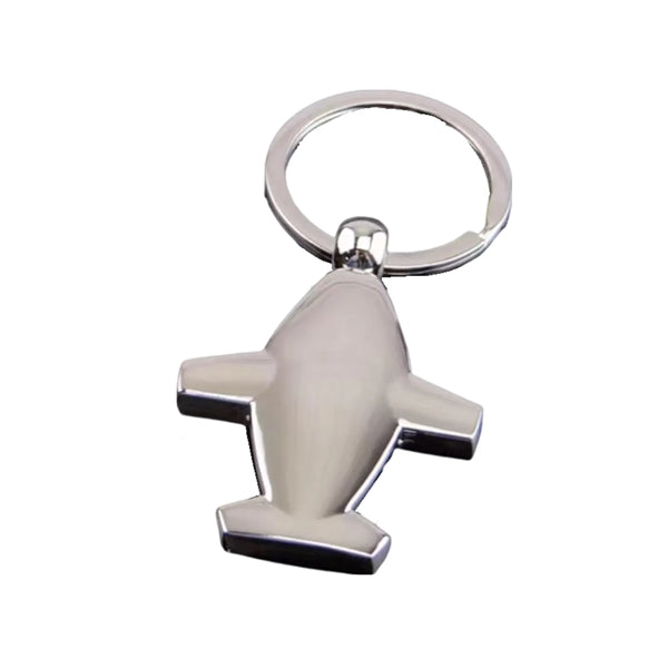 Airplanes Shape Compass Keychain