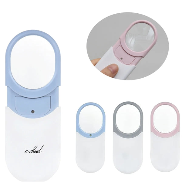 Led Illuminated Lighted Magnifier For Reading