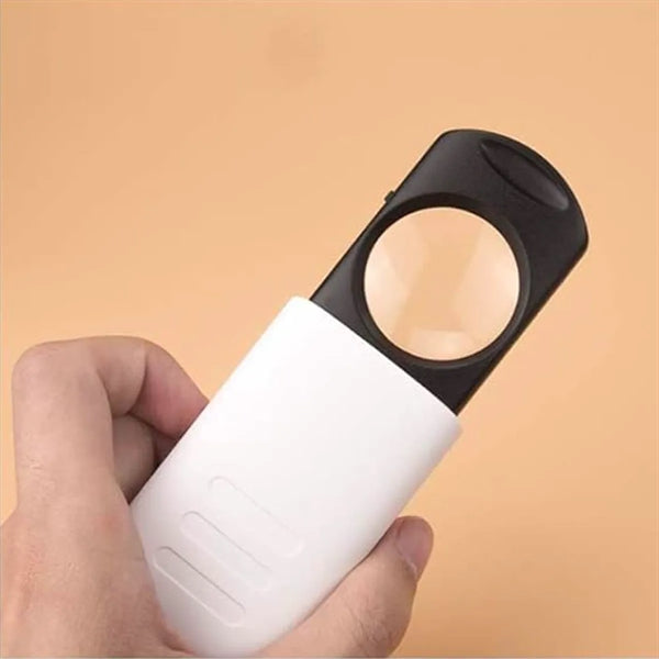 Practical Mini Led Push-Pull Type Magnifying Glass