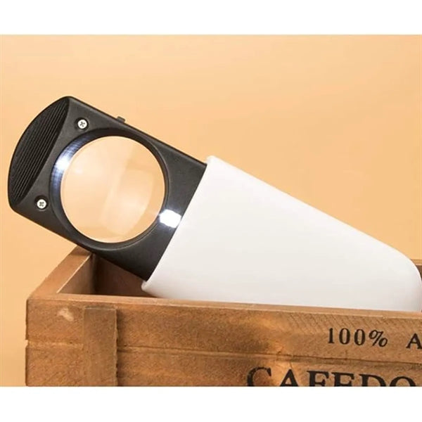 Practical Mini Led Push-Pull Type Magnifying Glass