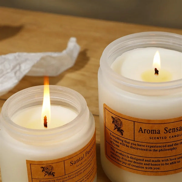 Frosted Luxury Candle with Gift Box
