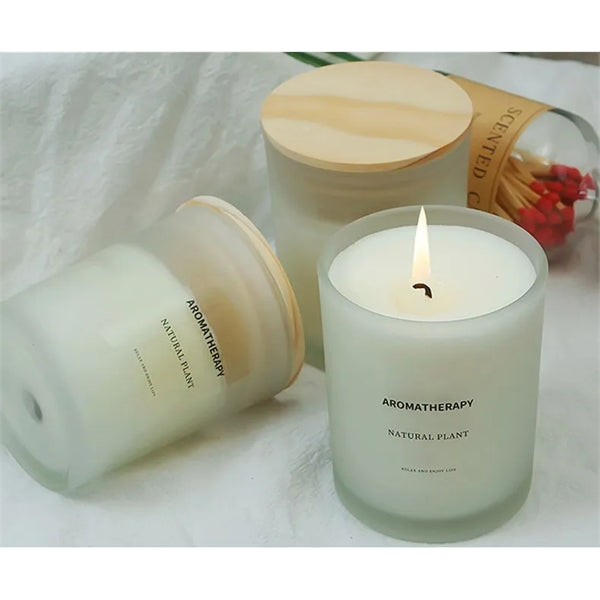 Frosted Luxury Candle with Gift Box