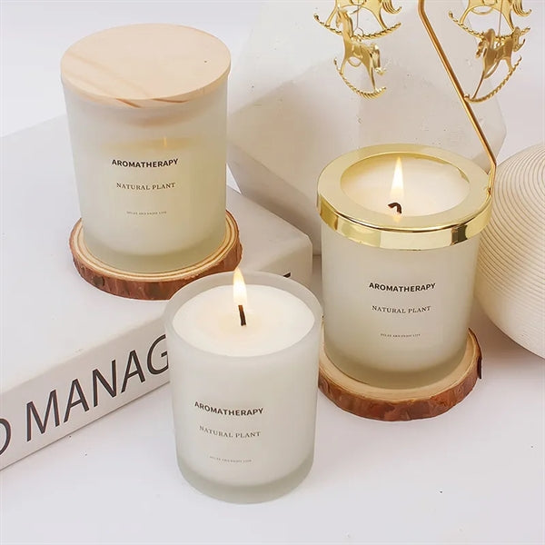 Frosted Luxury Candle with Gift Box