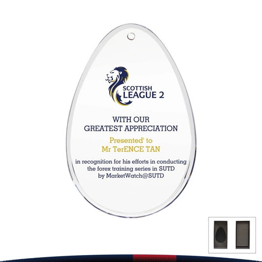 Klarp Oval Ornament Plaque