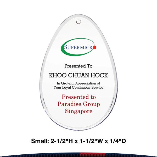 Klarp Oval Ornament Plaque