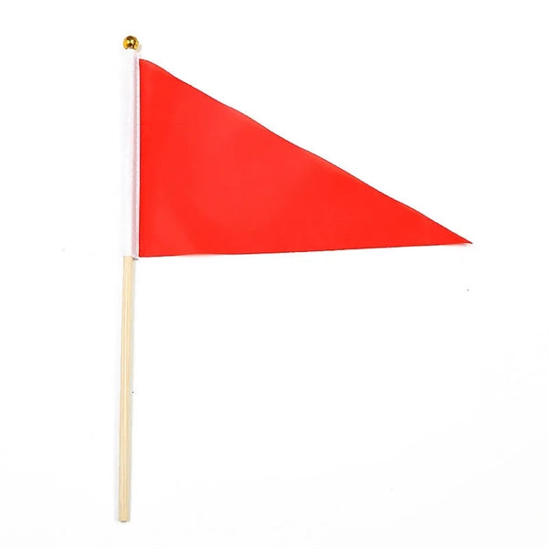 Solid Color Triangle Small Flag