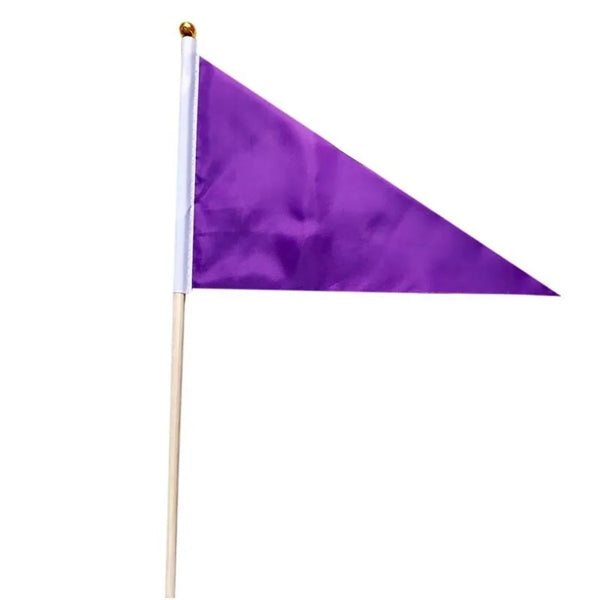 Solid Color Triangle Small Flag
