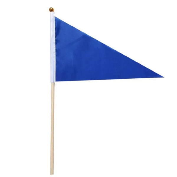 Solid Color Triangle Small Flag