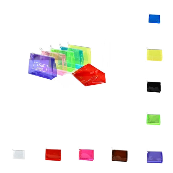 Transparent PVC Zippered Bags