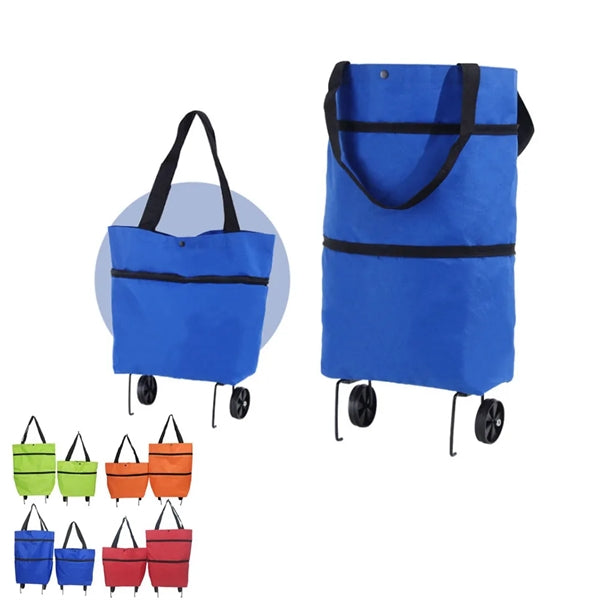 Foldable Extendable Handbag Shopping Tote Bag Or Cart