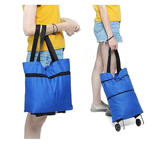 Foldable Extendable Handbag Shopping Tote Bag Or Cart