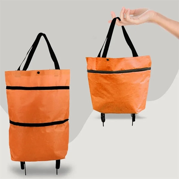Foldable Extendable Handbag Shopping Tote Bag Or Cart