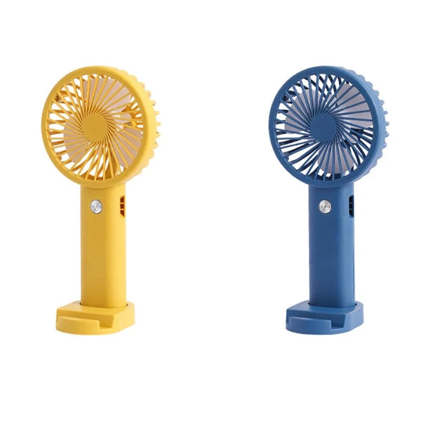 Mini handheld Desk Fan With Phone Holder