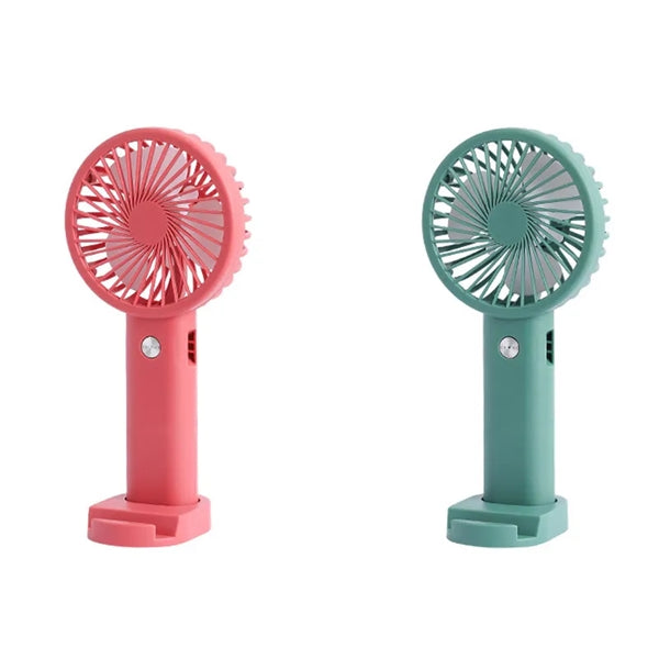 Mini handheld Desk Fan With Phone Holder