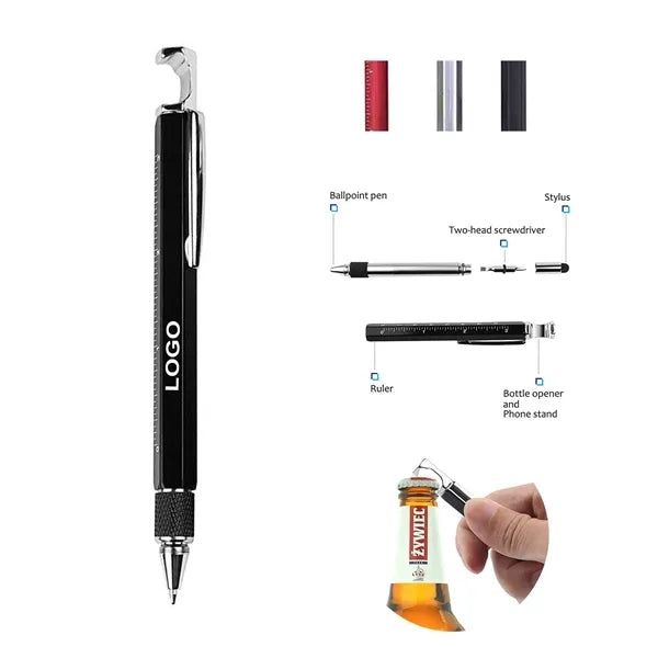 Metal Multifunction 7 in 1 Tech Tool Pen