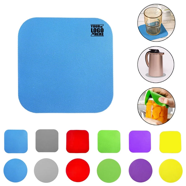 5" Rubber Round Circle Vinyl Jar Opener Pad Coaster