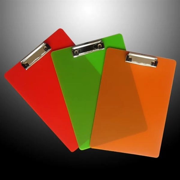 Low Profile Legal Clipboard - Translucent