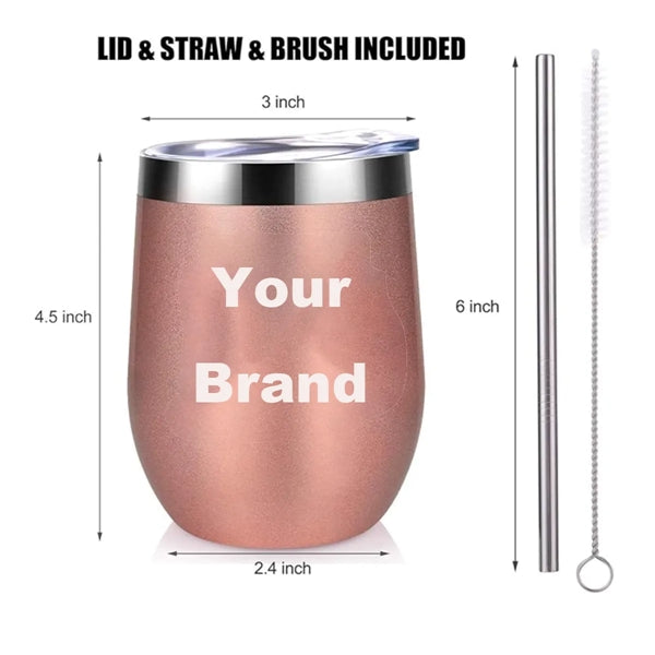 Stainless Steel Insulated Coffee Pot Belly Mug 12 oz