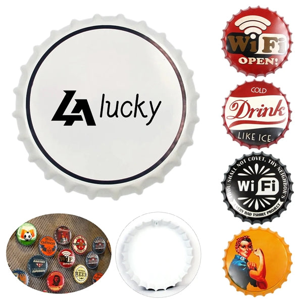 Beer Cap Shaped Bar Tray Wall Decor