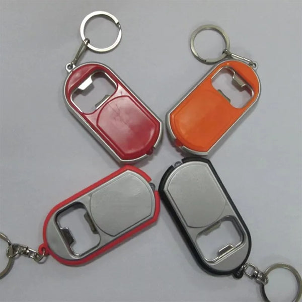 LED Key Chain with Bottle Openers