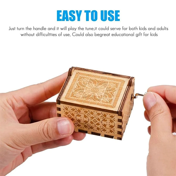 Vintage Wooden Musical Box