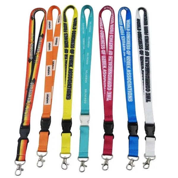 Polyester lanyard With Metal Safety Lock Hook