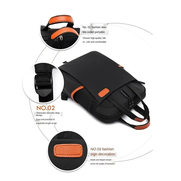 Woman laptop backpack