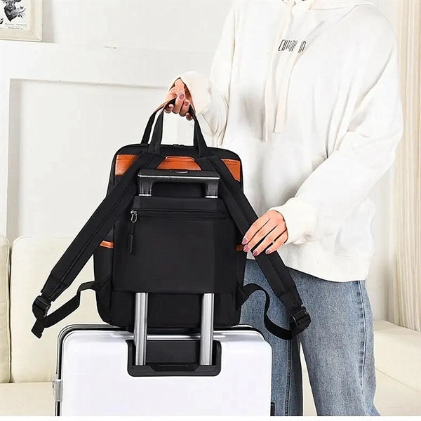 Woman laptop backpack