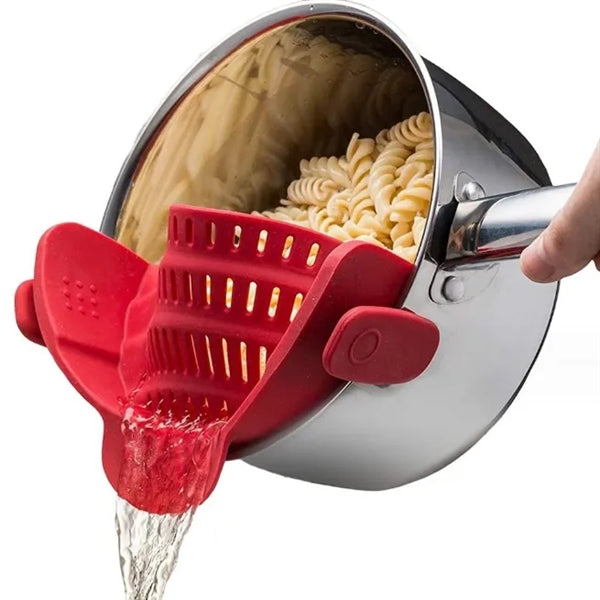 Silicone Clip On Strainer for Pots