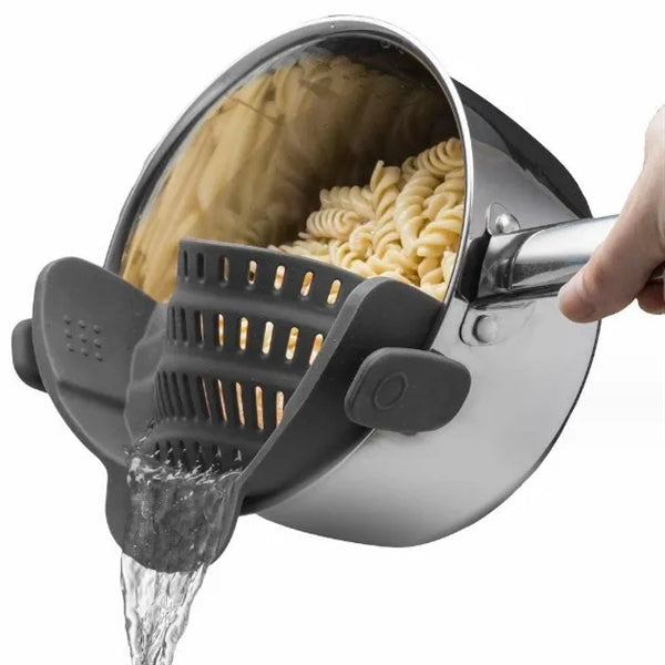 Silicone Clip On Strainer for Pots