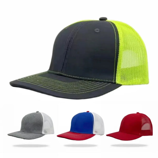 Classic Trucker Hat Summer baseball Mesh Rope Cap