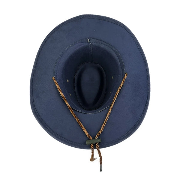 Adult Casual Solid Wide Brim Western Cowboy Sun Hat