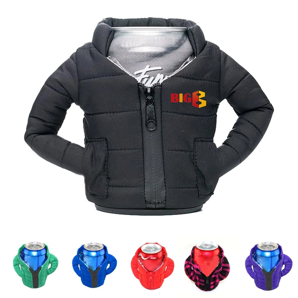 Beer Down Jacket Beverage Bottle Cup Sleeve Can Cooler