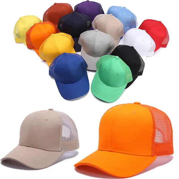 Classic Adjustable Structured Cap Baseball Mesh Trucker Hat