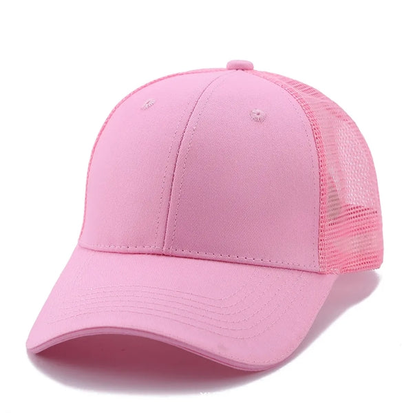 Classic Adjustable Structured Cap Baseball Mesh Trucker Hat