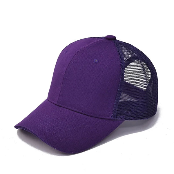 Classic Adjustable Structured Cap Baseball Mesh Trucker Hat