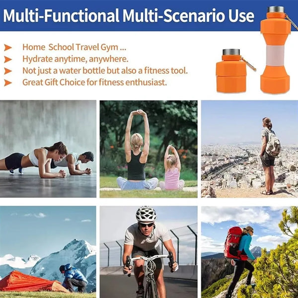 Dumbbell Sports Water Bottle