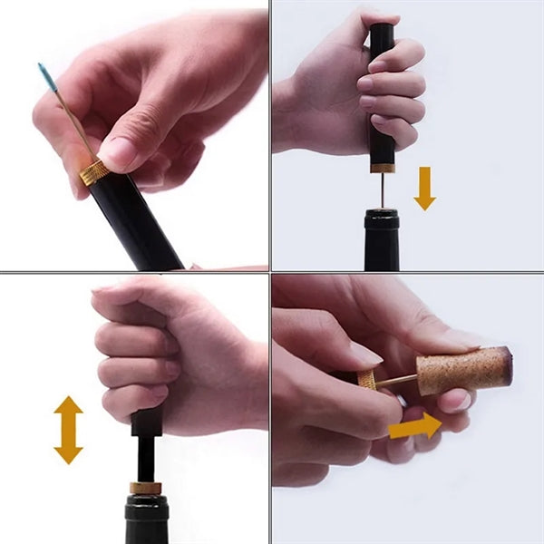 Mini Pocket Air Pump Wine Bottle Opener