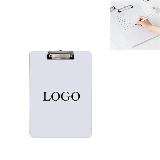 A4 Clear Frosted Clipboard